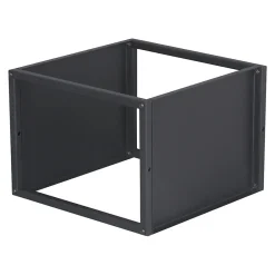 [En.Casa] Set de 4 étagères murales Nostened acier 28 x 28 x 20 cm noir en.casa* Etagère Murale