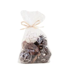 Ornami Set fleurs séchées, boules déco boisées* Fleur Séchée