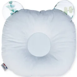 Sevira Kids Coussin anti tête plate réversible en velvet Eucalyptus* Coussin Pour Canapé