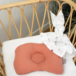 Sevira Kids Coussin cale tête ergonomique en gaze de coton Jeanne* Coussin Pour Canapé