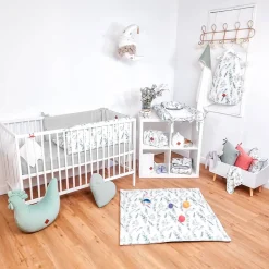 Sale Sevira Kids Coussin de maternité et d'allaitement + housse Eucalyptus