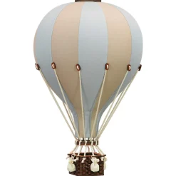 Sevira Kids Montgolfière décorative Beige et bleu* Objet Décoratif Mural