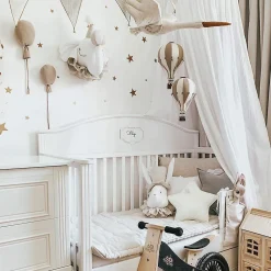 Sevira Kids Montgolfière décorative Beige* Objet Décoratif Mural