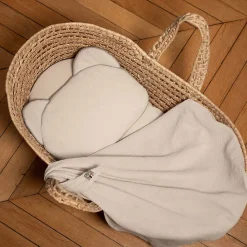 Sevira Kids Oreiller bébé plat ourson en gaze de coton Jeanne* Coussin Pour Canapé