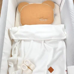 Online Sevira Kids Oreiller bébé plat ourson en gaze de coton Jeanne