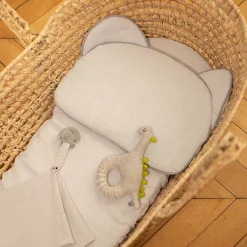 Online Sevira Kids Oreiller bébé plat ourson en gaze de coton Jeanne