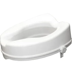 Aidapt Siège de toilette surélevé 10cm - Viscount de 4" - Convient à la majorité des cuvettes de toilettes* Galette De Chaise