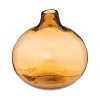 Atmosphera Créateur D'Intérieur Soliflore - verre - ambre - D12 cm - Atmosphera* Vase Décoratif