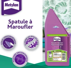 Metylan Spatule à maroufler pour papier peint L.1 x l.14 x H.30 cm