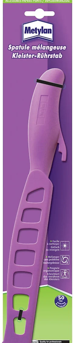 Metylan Spatule mélangeuse pour colles papiers peints ‎L.7,5 x l.2,5 x H.38 cm* Colle Papier Peint