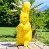 Discount Wanda Collection Statue écureuil de jardin jaune 64 cm