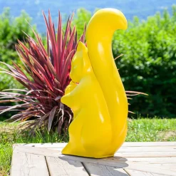 Discount Wanda Collection Statue écureuil de jardin jaune 64 cm