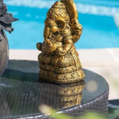 Outlet Wanda Collection Statue ganesh doré 40 cm,