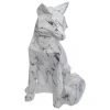 Sale Atmosphera Créateur D'Intérieur Statuette renard - résine - blanc - H25 - 5 cm - Atmosphera