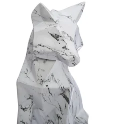 Sale Atmosphera Créateur D'Intérieur Statuette renard - résine - blanc - H25 - 5 cm - Atmosphera