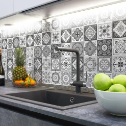 Ambiance Sticker Sticker Mural Carrelage adhésif Cuisine Salle de Bain - 24 STICKERS CARRELAGES AZULEJOS TALIHA - 24stickers15x15cm* Sticker Et Adhésif Décoratif
