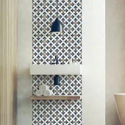 Ambiance Sticker Sticker Mural Carrelage adhésif Cuisine Salle de Bain - 24 STICKERS CARRELAGES AZULEJOS CAMILLO - 24stickers15x15cm* Sticker Et Adhésif Décoratif