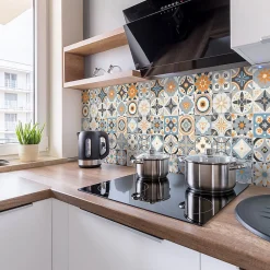 Ambiance Sticker Sticker Mural Carrelage adhésif Cuisine Salle de Bain - 24 STICKERS CARRELAGES AZULEJOS GRAZELANO - 24stickers15x15cm* Sticker Et Adhésif Décoratif