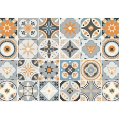 Ambiance Sticker Sticker Mural Carrelage adhésif Cuisine Salle de Bain - 24 STICKERS CARRELAGES AZULEJOS GRAZELANO - 24stickers15x15cm* Sticker Et Adhésif Décoratif