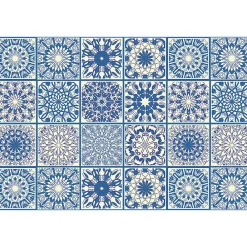 Hot Ambiance Sticker Sticker Mural Carrelage adhésif Cuisine Salle de Bain - 24 STICKERS CARRELAGES AZULEJOS EMIDIO - 24stickers15x15cm