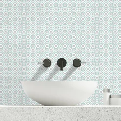 Outlet Ambiance Sticker Sticker Mural Carrelage adhésif Cuisine Salle de Bain - 24 STICKERS CARRELAGES AZULEJOS ROCIO - 24stickers15x15cm