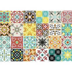 Sale Ambiance Sticker Sticker Mural Carrelage adhésif Cuisine Salle de Bain - 24 STICKERS CARREAUX DE CIMENT AZULEJOS FRIPINIO - 24stickers15x15cm