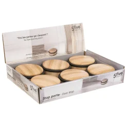 5Five Stop-porte bas Effet bois naturel -* Boudin De Porte