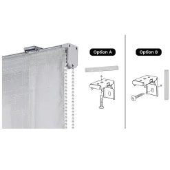 Best Storesdeco Store Bateau sans Tige Blanc 180 x 175 cm
