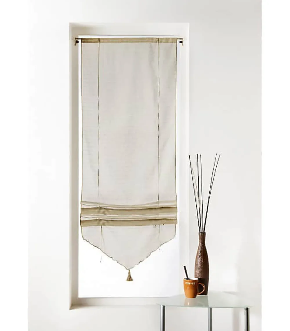 Online Linder Store en pointe avec cordon - 90x165cm - Blanc