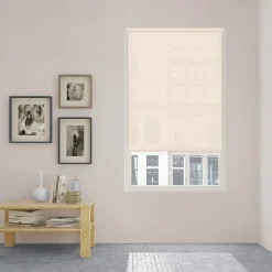 Viewtex Store Enrouleur Easy Fix (installation sans perçage) Isolant Thermique Screen Degré d'ouverture 10% Lin 45 X 190cm ,* Store Enrouleur Tamisant
