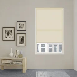 Viewtex Store Enrouleur Easy Fix (Fixation sans perçage) Ecofuture Tamisant Ivoire 45 X 190cm ,* Store Enrouleur Tamisant