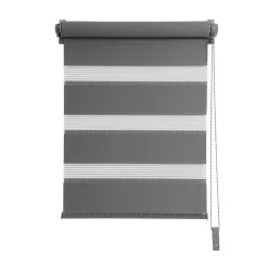 Sale Madeco Store enrouleur jour / nuit gris anthracite l.82 x H.190cm
