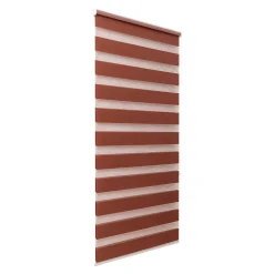 Best GoodHome Store enrouleur jour / nuit sans perçage Elin 2 terracotta l.60 x H.180cm