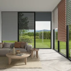 Best GoodHome Store enrouleur jour / nuit sans perçage Elin 2 terracotta l.60 x H.180cm