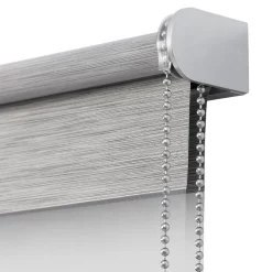 Best GoodHome Store enrouleur jour / nuit sans perçage Brize gris chiné l.40 x H.140cm