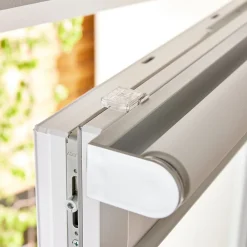 Best GoodHome Store enrouleur jour / nuit sans perçage Brize blanc chiné l.90 x H.240cm