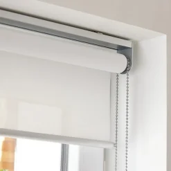 Best GoodHome Store enrouleur jour / nuit sans perçage Brize blanc chiné l.90 x H.240cm