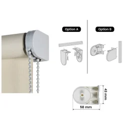 Best Storesdeco Store Enrouleur Occultant Pierre 120 x 250 cm