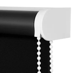 Best GoodHome Store enrouleur occultant sans perçage Boreas 2 noir l.120 x H.180cm