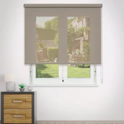 Viewtex Store Enrouleur Screen Degré d'ouverture 10% Pebble 165 X 250cm ,* Store Enrouleur Tamisant