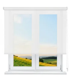 Viewtex Store Enrouleur Screen Degré d'ouverture 10% Blanc 105 X 190cm ,* Store Enrouleur Tamisant