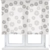 Viewtex Store Enrouleur Tamisant Pasodoble Blanc et Marron 180 X 250cm ,* Store Enrouleur Tamisant