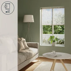 Best GoodHome Store enrouleur voile sans perçage Flasor blanc cassé l.120 x H.180cm