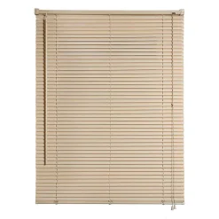 Storesdeco Stores Vénitiens en Vinyle avec Cordon Autobloquant, Taupe 45x130* Store Vénitien