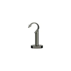 Discount GoodHome Support fermé plafond pour barre à rideau 28 mm Kimlos noir