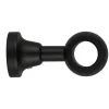 Sale GoodHome Support oeil tringle à rideau fixation plafond Lamia bois de hêtre noir Ø28mm