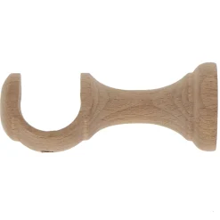 Best Mobois Support ouvert tringle à rideau bois de hêtre chêne Ø28mm