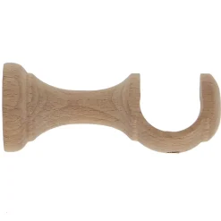 Best Mobois Support ouvert tringle à rideau bois de hêtre chêne Ø28mm
