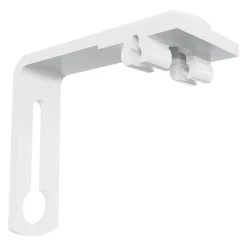 Outlet GoodHome Support pour rail double Thira blanc
