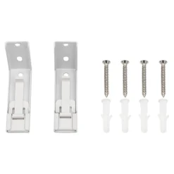 Discount GoodHome Support pour rail simple Thira blanc